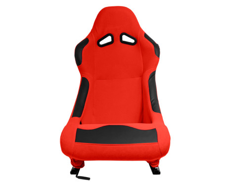 Sports seat 'BW' - Red - Fixed backrest - incl. slides, Image 3