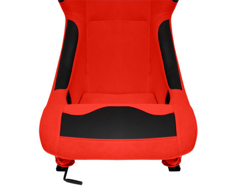 Sports seat 'BW' - Red - Fixed backrest - incl. slides, Image 5