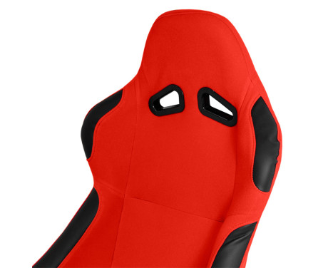 Sports seat 'BW' - Red - Fixed backrest - incl. slides, Image 7