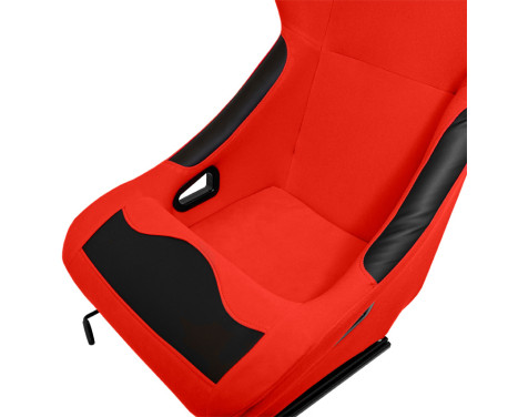 Sports seat 'BW' - Red - Fixed backrest - incl. slides, Image 8