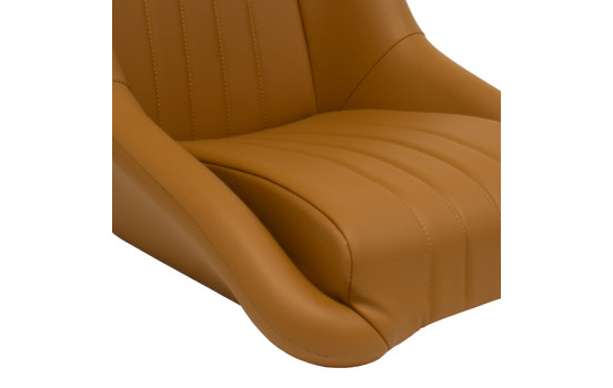 Sports seat 'Classic' - Beige Artificial leather - Fixed backrest + Headrest - incl. sleds, Image 5