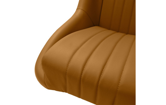 Sports seat 'Classic' - Beige Artificial leather - Fixed backrest + Headrest - incl. sleds, Image 6