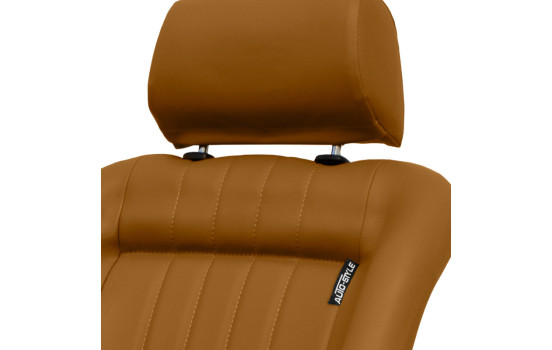 Sports seat 'Classic' - Beige Artificial leather - Fixed backrest + Headrest - incl. sleds, Image 7