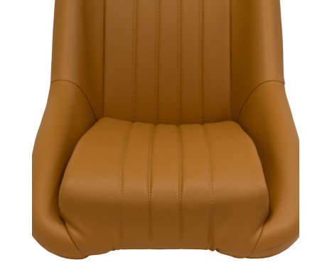 Sports seat 'Classic' - Beige Artificial leather - Fixed backrest + Headrest - incl. sleds, Image 8