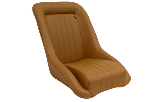 Sports seat 'Classic' - Beige Artificial leather - Fixed backrest - incl. sleds