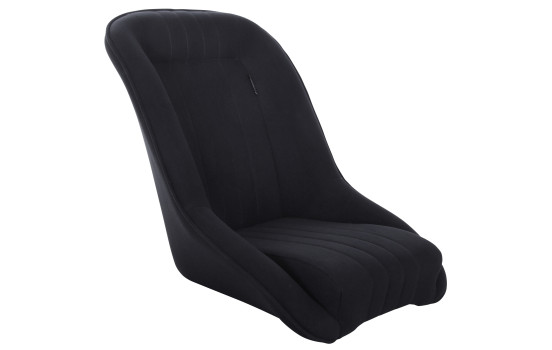 Sports seat 'Classic' - Black - Fixed backrest - incl. slides