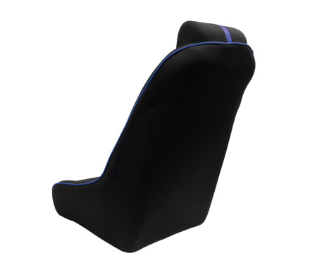 Sports seat 'Classic RS' - Black/Blue - Fixed backrest + Integrated headrest - incl. sled, Image 2