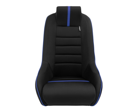 Sports seat 'Classic RS' - Black/Blue - Fixed backrest + Integrated headrest - incl. sled, Image 3