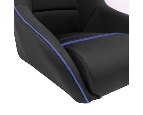 Sports seat 'Classic RS' - Black/Blue - Fixed backrest + Integrated headrest - incl. sled, Image 5