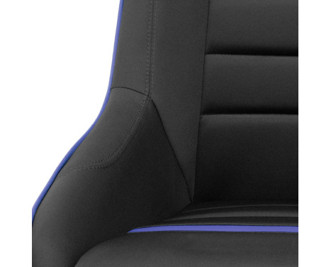 Sports seat 'Classic RS' - Black/Blue - Fixed backrest + Integrated headrest - incl. sled, Image 6