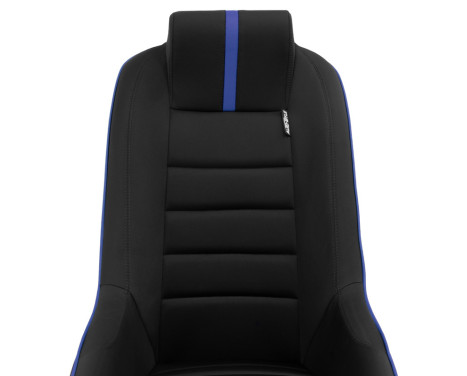 Sports seat 'Classic RS' - Black/Blue - Fixed backrest + Integrated headrest - incl. sled, Image 8