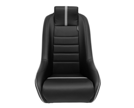 Sports seat 'Classic RS' - Black/Gray Artificial leather - Fixed backrest + Integrated headrest -, Image 3