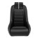 Sports seat 'Classic RS' - Black/Gray Artificial leather - Fixed backrest + Integrated headrest -, Thumbnail 3