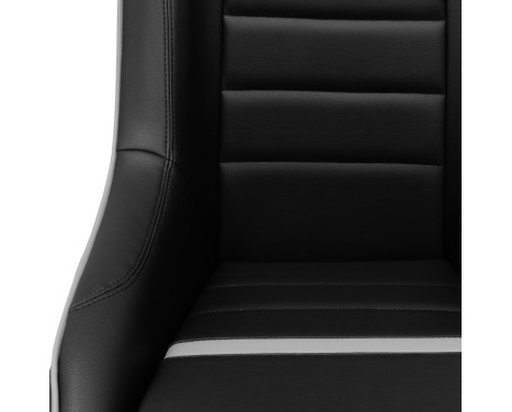 Sports seat 'Classic RS' - Black/Gray Artificial leather - Fixed backrest + Integrated headrest -, Image 6