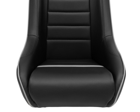 Sports seat 'Classic RS' - Black/Gray Artificial leather - Fixed backrest + Integrated headrest -, Image 7