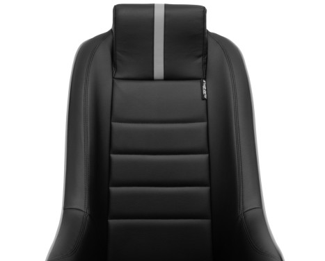 Sports seat 'Classic RS' - Black/Gray Artificial leather - Fixed backrest + Integrated headrest -, Image 8