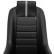 Sports seat 'Classic RS' - Black/Gray Artificial leather - Fixed backrest + Integrated headrest -, Thumbnail 8