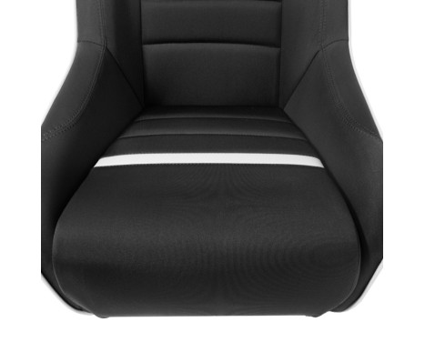 Sports seat 'Classic RS' - Black/Grey - Fixed backrest + Integrated headrest - incl. sled, Image 7