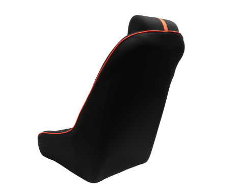 Sports seat 'Classic RS' - Black/Red - Fixed backrest + Integrated headrest - incl. sleds, Image 2