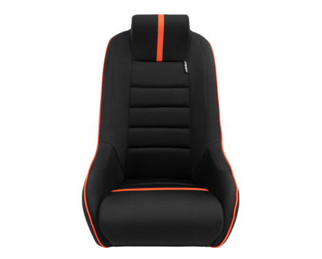 Sports seat 'Classic RS' - Black/Red - Fixed backrest + Integrated headrest - incl. sleds, Image 3