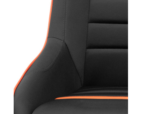 Sports seat 'Classic RS' - Black/Red - Fixed backrest + Integrated headrest - incl. sleds, Image 6