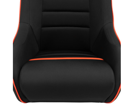 Sports seat 'Classic RS' - Black/Red - Fixed backrest + Integrated headrest - incl. sleds, Image 7