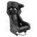 Sports seat 'FS' - Black Artificial leather - Fixed polyester backrest - incl. slides