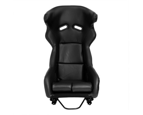 Sports seat 'FS' - Black Artificial leather - Fixed polyester backrest - incl. slides, Image 3