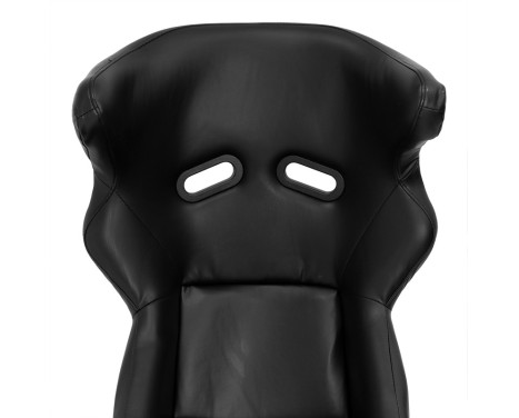 Sports seat 'FS' - Black Artificial leather - Fixed polyester backrest - incl. slides, Image 7