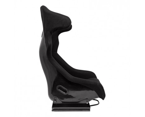 Sports seat 'FS' - Black - Fixed polyester backrest, Image 4