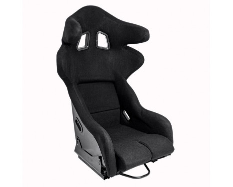 Sports seat 'JJ' - Black - Fixed polyester backrest