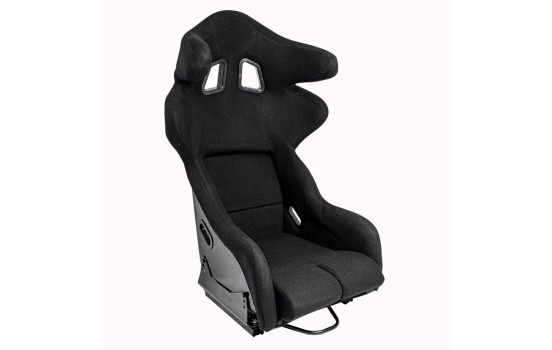 Sports seat 'JJ' - Black - Fixed polyester backrest