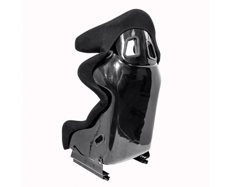 Sports seat 'JJ' - Black - Fixed polyester backrest, Image 2
