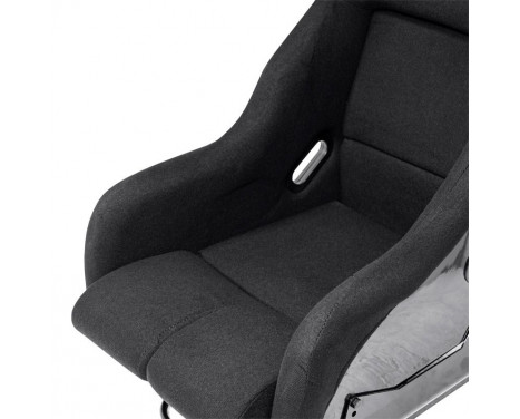 Sports seat 'JJ' - Black - Fixed polyester backrest, Image 5