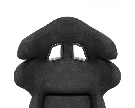 Sports seat 'JJ' - Black - Fixed polyester backrest, Image 7