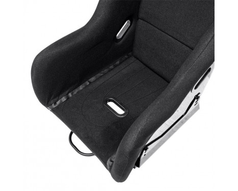 Sports seat 'JJ' - Black - Fixed polyester backrest, Image 8