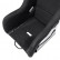 Sports seat 'JJ' - Black - Fixed polyester backrest, Thumbnail 8