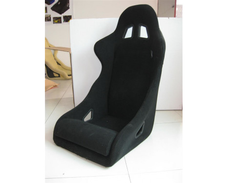 Sports seat 'K12 Wide' - Black - Fixed back - Incl. Slides