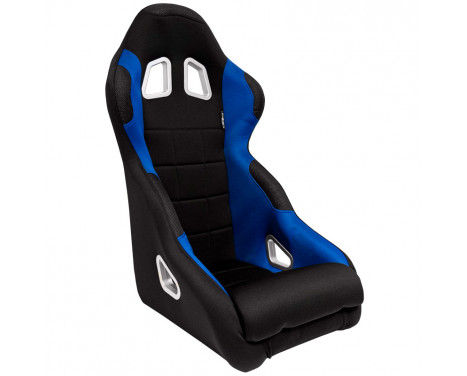 Sports seat 'K5' - Black/Blue - Fixed backrest - incl. slides