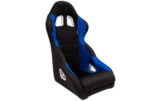 Sports seat 'K5' - Black/Blue - Fixed backrest - incl. slides