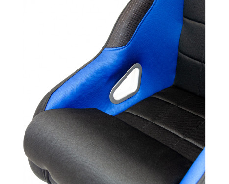 Sports seat 'K5' - Black/Blue - Fixed backrest - incl. slides, Image 6