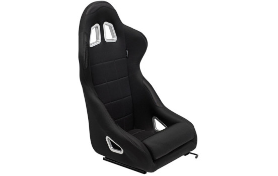 Sports seat 'K5' - Black - Fixed backrest - incl. slides