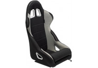 Sports seat 'K5' - Black/Grey - Fixed backrest - incl. slides