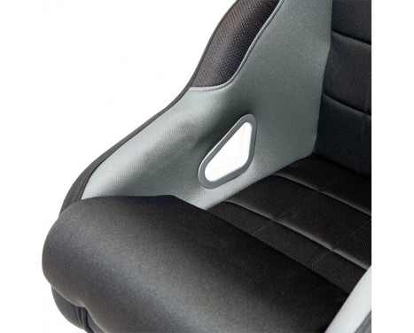 Sports seat 'K5' - Black/Grey - Fixed backrest - incl. slides, Image 5
