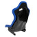 Sports seat 'LV' - Black/Blue - Fixed polyester backrest - incl. slides, Thumbnail 2