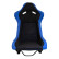 Sports seat 'LV' - Black/Blue - Fixed polyester backrest - incl. slides, Thumbnail 3