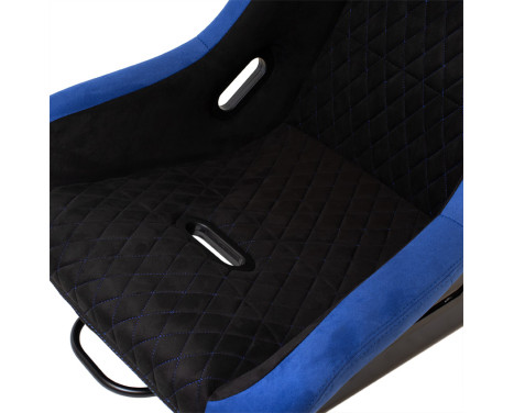 Sports seat 'LV' - Black/Blue - Fixed polyester backrest - incl. slides, Image 5