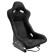 Sports seat 'LV' - Black - Fixed polyester backrest - incl. slides
