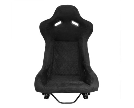 Sports seat 'LV' - Black - Fixed polyester backrest - incl. slides, Image 3