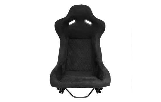 Sports seat 'LV' - Black - Fixed polyester backrest - incl. slides, Image 3